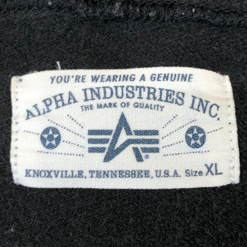 【中古品】【メンズ】 ALPHA アルファ 50TH ANNIVERSARY PARKER 50周年記念 パーカー トップス フルジップパーカー フーディ 145-251115-ts-21-tei サイズ：XL カラー：ブラック 万代Net店