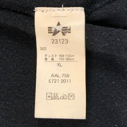 【中古品】【メンズ】 ALPHA アルファ 50TH ANNIVERSARY PARKER 50周年記念 パーカー トップス フルジップパーカー フーディ 145-251115-ts-21-tei サイズ：XL カラー：ブラック 万代Net店