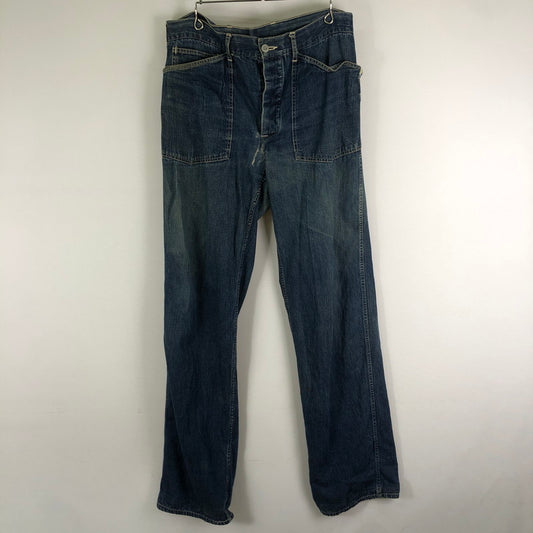 【現状渡し品】【メンズ】 Buzz Rickson's バズリクソンズ U.S.ARMY DENIM TROUSERS PANTS M43083 アメリカ軍 デニム トラウザーズ パンツ ボトムス 156-251125-yo-25-tei サイズ：表記消え カラー：インディゴ 万代Net店