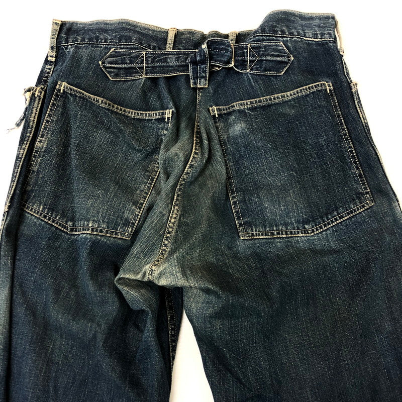 【現状渡し品】【メンズ】 Buzz Rickson's バズリクソンズ U.S.ARMY DENIM TROUSERS PANTS M43083 アメリカ軍 デニム トラウザーズ パンツ ボトムス 156-251125-yo-25-tei サイズ：表記消え カラー：インディゴ 万代Net店