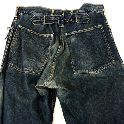 【現状渡し品】【メンズ】 Buzz Rickson's バズリクソンズ U.S.ARMY DENIM TROUSERS PANTS M43083 アメリカ軍 デニム トラウザーズ パンツ ボトムス 156-251125-yo-25-tei サイズ：表記消え カラー：インディゴ 万代Net店