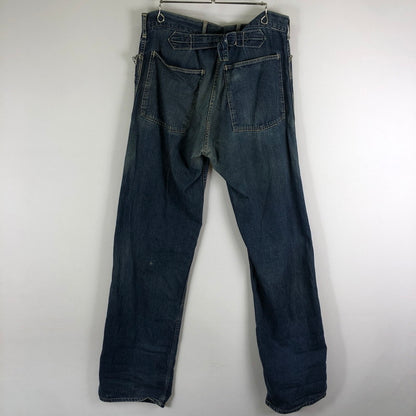 【現状渡し品】【メンズ】 Buzz Rickson's バズリクソンズ U.S.ARMY DENIM TROUSERS PANTS M43083 アメリカ軍 デニム トラウザーズ パンツ ボトムス 156-251125-yo-25-tei サイズ：表記消え カラー：インディゴ 万代Net店