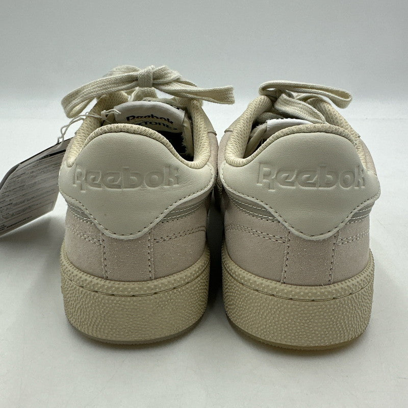 【未使用品】【レディース】 REEBOK×SIXTONES リーボック × ストーンズ コラボ RB00018 CLUB C 85 クラブ シー 85 スニーカー 靴 162-260210-nm-01-tei サイズ：24.5cm カラー：クリーム 万代Net店