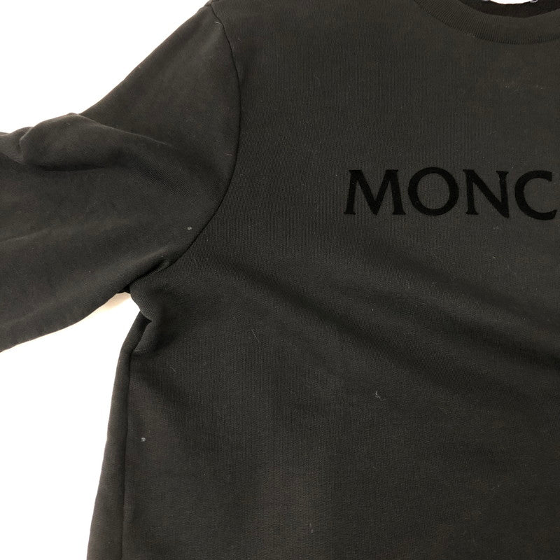 【中古品】【メンズ】 MONCLER モンクレール MAGLIA GIROCOLLO I209198G00048 809KR マグリア クルーネックスウェット トップス トレーナー 141-250208-kk-04-tei サイズ：M カラー：ブラック 万代Net店