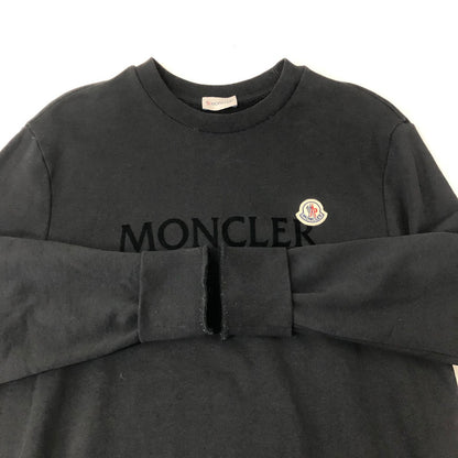 【中古品】【メンズ】 MONCLER モンクレール MAGLIA GIROCOLLO I209198G00048 809KR マグリア クルーネックスウェット トップス トレーナー 141-250208-kk-04-tei サイズ：M カラー：ブラック 万代Net店