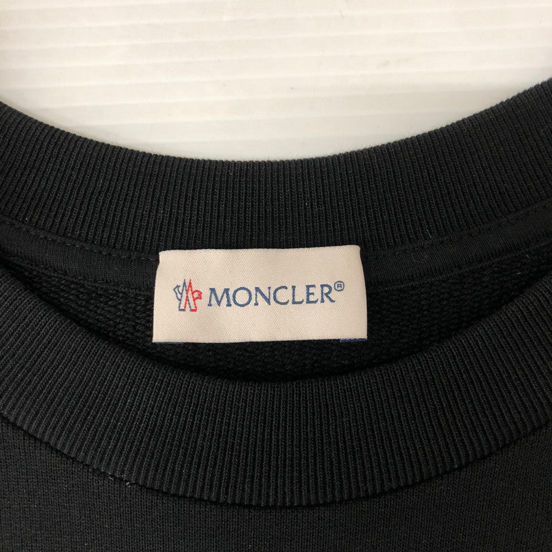 【中古品】【メンズ】 MONCLER モンクレール MAGLIA GIROCOLLO I209198G00048 809KR マグリア クルーネックスウェット トップス トレーナー 141-250208-kk-04-tei サイズ：M カラー：ブラック 万代Net店