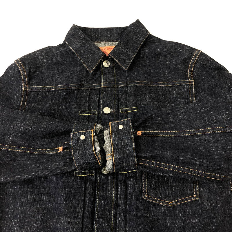 【中古品】【メンズ】 ALWAYS　OUT　OF　STOCK F.O.B FACTORY エフオービーファクトリー G-3 DENIM 1ST JACKET F2400 G-3 デニム ファーストジャケット ライトアウター 145-250208-kk-10-tei サイズ：38 カラー：インディゴ 万代Net店