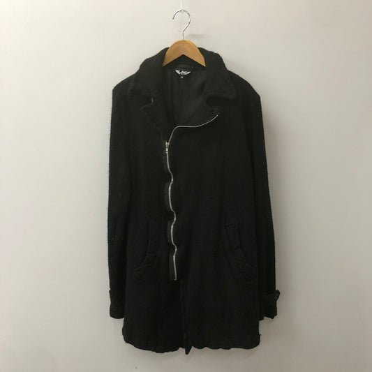 【中古品】【メンズ】 BLACK COMME des GARCONS ブラックコムデギャルソン 21AW ジップウール縮絨Pコート 1H-C002 AD2021 アウター ジャケット 140-250212-kk-03-tei サイズ：XL カラー：ブラック 万代Net店