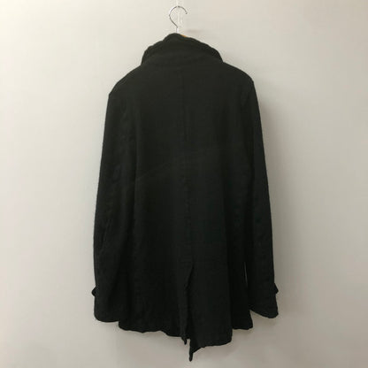 【中古品】【メンズ】 BLACK COMME des GARCONS ブラックコムデギャルソン 21AW ジップウール縮絨Pコート 1H-C002 AD2021 アウター ジャケット 140-250212-kk-03-tei サイズ：XL カラー：ブラック 万代Net店