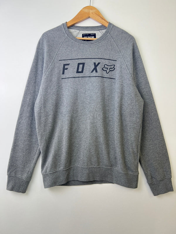 【中古品】【メンズ】 FOX RACING フォックスレーシング LOGO SWEAT ロゴ スウェット トレーナー 148-260924-AS-4-hon サイズ：M カラー：グレー 万代Net店