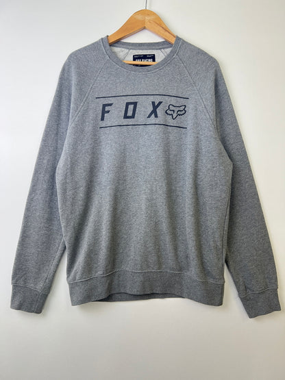 【中古品】【メンズ】 FOX RACING フォックスレーシング LOGO SWEAT ロゴ スウェット トレーナー 148-260924-AS-4-hon サイズ：M カラー：グレー 万代Net店