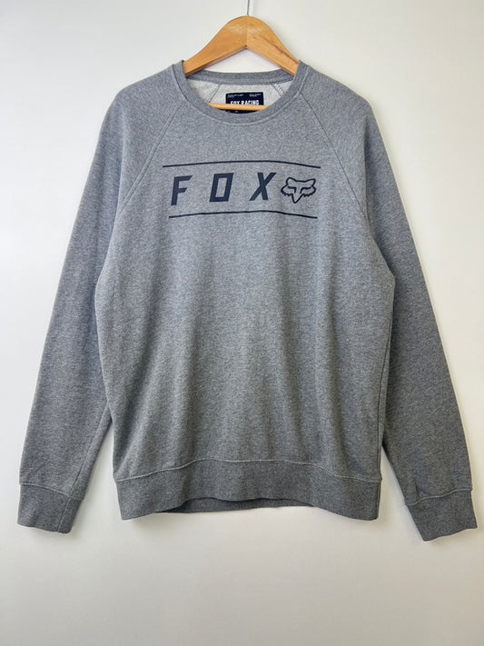 【中古品】【メンズ】 FOX RACING フォックスレーシング LOGO SWEAT ロゴ スウェット トレーナー 148-260924-AS-4-hon サイズ：M カラー：グレー 万代Net店
