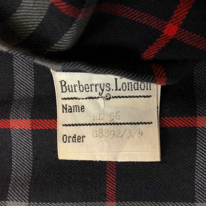 【中古品】【メンズ】 BURBERRY バーバリー 70’s～80’s SOUTIEN COLLAR COAT VINTAGE 70-80年代 ステンカラーコート アウター ヴィンテージ 141-250212-kk-05-tei サイズ：表記無し 下記参照 カラー：チャコール 万代Net店