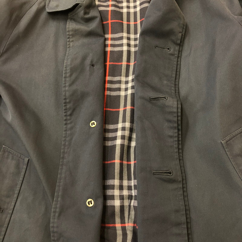 【中古品】【メンズ】 BURBERRY バーバリー 70’s～80’s SOUTIEN COLLAR COAT VINTAGE 70-80年代 ステンカラーコート アウター ヴィンテージ 141-250212-kk-05-tei サイズ：表記無し 下記参照 カラー：チャコール 万代Net店