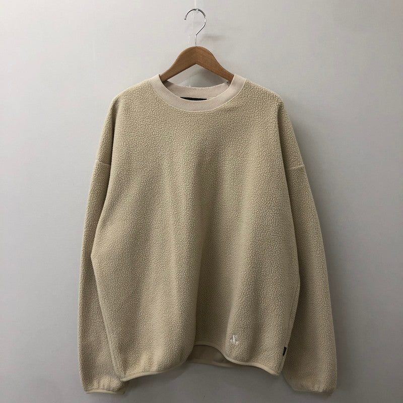 【中古品】【メンズ】 SOPHNET. ソフネット 21AW POLARTEC THERMAL PRO BOA FLEECE CREWNECK TOP SOPH-212011 ポーラーテック サーマル プロ ボアフリース クルーネックトップ トップス スウェット 142-250409-kk-19-tei サイズ：XL カラー：オフホワイト 万代Net店