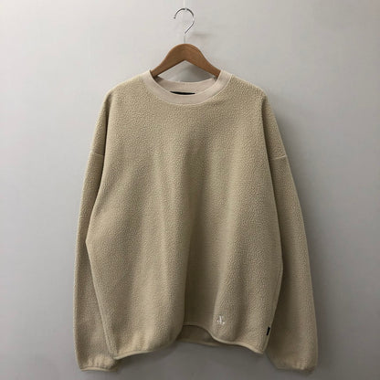 【中古品】【メンズ】 SOPHNET. ソフネット 21AW POLARTEC THERMAL PRO BOA FLEECE CREWNECK TOP SOPH-212011 ポーラーテック サーマル プロ ボアフリース クルーネックトップ トップス スウェット 142-250409-kk-19-tei サイズ：XL カラー：オフホワイト 万代Net店
