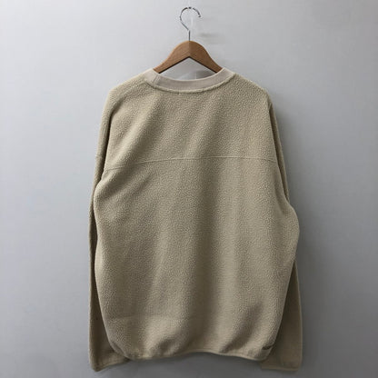 【中古品】【メンズ】 SOPHNET. ソフネット 21AW POLARTEC THERMAL PRO BOA FLEECE CREWNECK TOP SOPH-212011 ポーラーテック サーマル プロ ボアフリース クルーネックトップ トップス スウェット 142-250409-kk-19-tei サイズ：XL カラー：オフホワイト 万代Net店