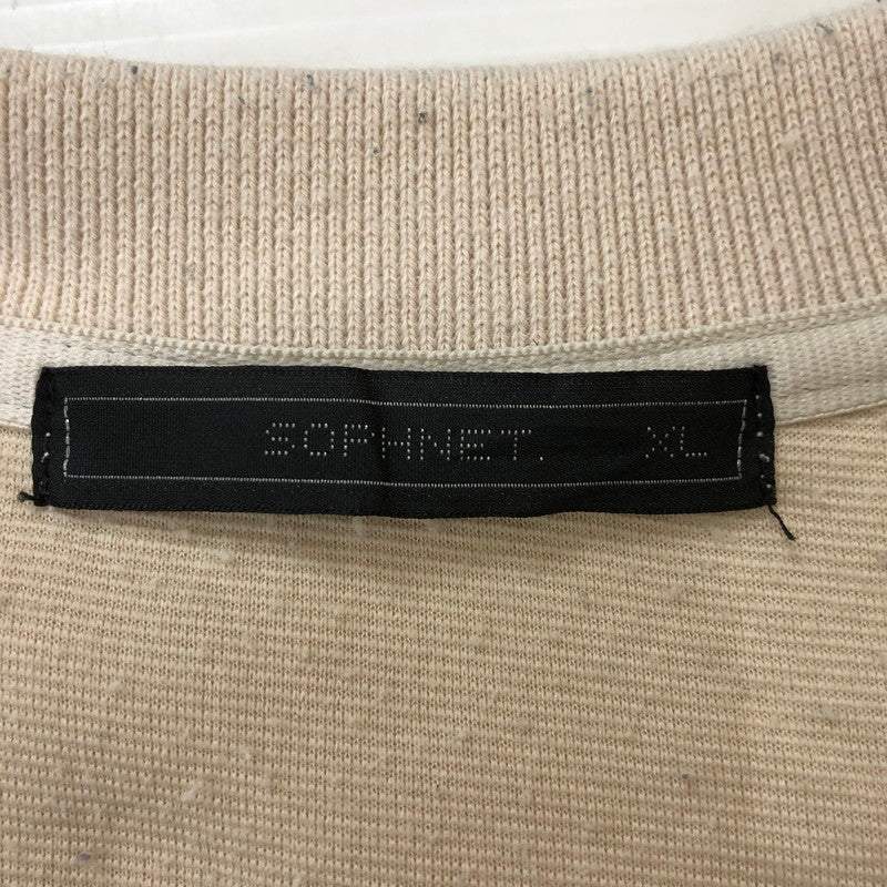 【中古品】【メンズ】 SOPHNET. ソフネット 21AW POLARTEC THERMAL PRO BOA FLEECE CREWNECK TOP SOPH-212011 ポーラーテック サーマル プロ ボアフリース クルーネックトップ トップス スウェット 142-250409-kk-19-tei サイズ：XL カラー：オフホワイト 万代Net店