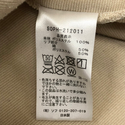【中古品】【メンズ】 SOPHNET. ソフネット 21AW POLARTEC THERMAL PRO BOA FLEECE CREWNECK TOP SOPH-212011 ポーラーテック サーマル プロ ボアフリース クルーネックトップ トップス スウェット 142-250409-kk-19-tei サイズ：XL カラー：オフホワイト 万代Net店