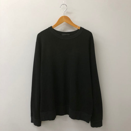 【中古品】【メンズ】 SOPHNET. ソフネット 23AW COTTON CASHMERE CREWNECK SWEAT SOPH-232045 コットン カシミア クルーネックスウェット トップス トレーナー 142-250409-kk-23-tei サイズ：XL カラー：ブラック 万代Net店