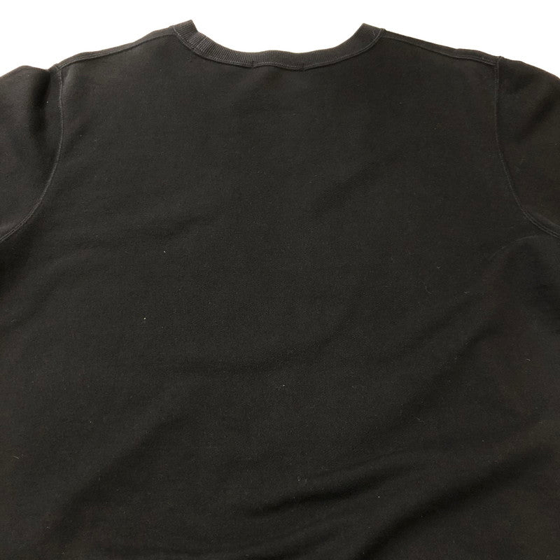 【中古品】【メンズ】 SOPHNET. ソフネット 23AW COTTON CASHMERE CREWNECK SWEAT SOPH-232045 コットン カシミア クルーネックスウェット トップス トレーナー 142-250409-kk-23-tei サイズ：XL カラー：ブラック 万代Net店