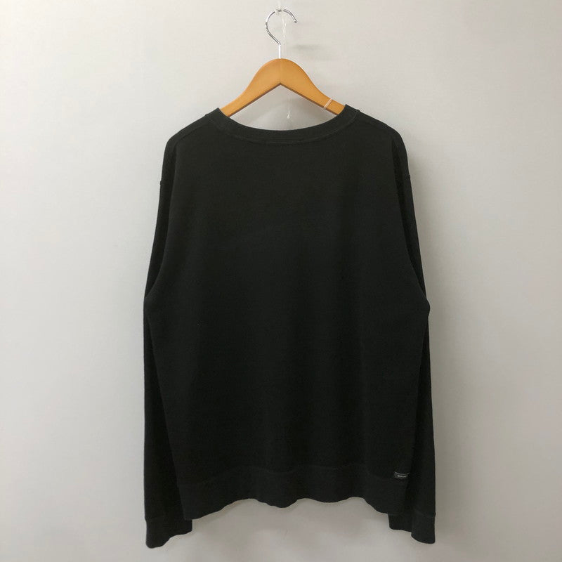 【中古品】【メンズ】 SOPHNET. ソフネット 23AW COTTON CASHMERE CREWNECK SWEAT SOPH-232045 コットン カシミア クルーネックスウェット トップス トレーナー 142-250409-kk-23-tei サイズ：XL カラー：ブラック 万代Net店