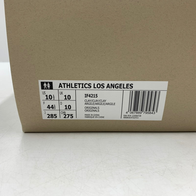 【中古品】【メンズ】 adidas アディダス × FOG ESSENTIALS フィアオブゴッド エッセンシャルズ 別注 コラボ ATHLEICS LOS ANGELS "CLAY" IF4215 アスレチックス ロサンゼルス スニーカー 靴 161-260618-ko-10-tei サイズ：28.5cm カラー：ベージュ 万代Net店