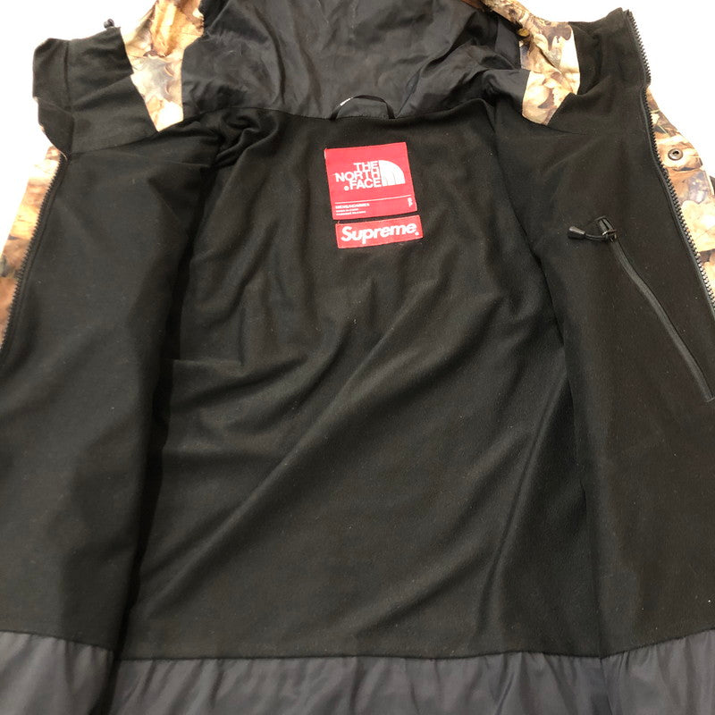 【中古品】【メンズ】 Supreme シュプリーム × THE NORTH FACE ザ ノースフェイス 別注 コラボ 16AW MOUNTAIN LIGHT JACKET NP510601I マウンテンライトジャケット ライトアウター 枯葉 149-250731-kk-10-tei サイズ：S カラー：LEAVES 万代Net店