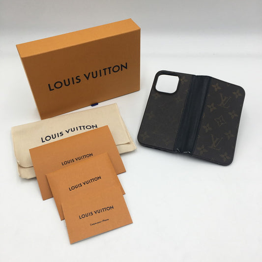 【現状渡し品】【メンズ/レディース】 LOUIS VUITTON ルイ・ヴィトン iPhone 14Pro SMARTPHONE CASE M82083 ME5222 アイフォン 14プロ スマートフォン ケース フォリオ 服飾雑貨 スマホ 179-250526-KS-02-tei カラー：モノグラム 万代Net店