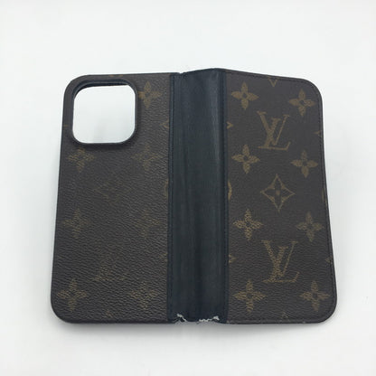【現状渡し品】【メンズ/レディース】 LOUIS VUITTON ルイ・ヴィトン iPhone 14Pro SMARTPHONE CASE M82083 ME5222 アイフォン 14プロ スマートフォン ケース フォリオ 服飾雑貨 スマホ 179-250526-KS-02-tei カラー：モノグラム 万代Net店