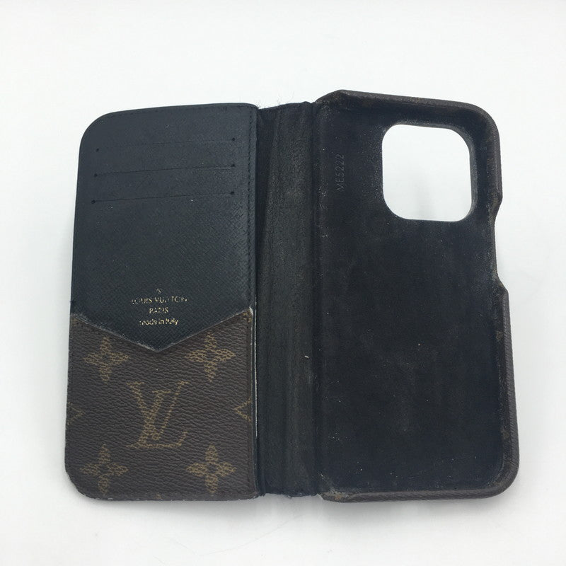 【現状渡し品】【メンズ/レディース】 LOUIS VUITTON ルイ・ヴィトン iPhone 14Pro SMARTPHONE CASE M82083 ME5222 アイフォン 14プロ スマートフォン ケース フォリオ 服飾雑貨 スマホ 179-250526-KS-02-tei カラー：モノグラム 万代Net店