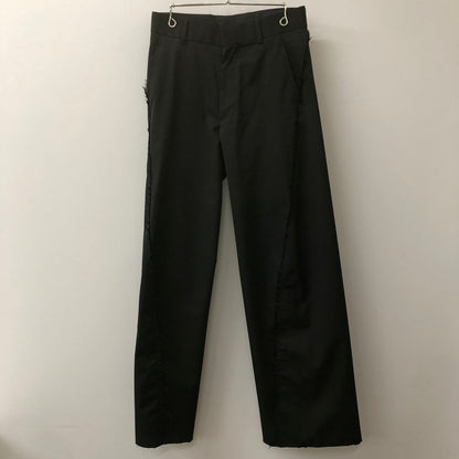 【中古品】【メンズ】  YUKI HASHIMOTO ユーキハシモト YH RAW EDGE TWISTED TROUSERS PT-01-0004R YH ロウエッジ ツイステッド トラウザーズ ボトムス パンツ 151-250212-kk-48-tei サイズ：46 カラー：ブラック 万代Net店