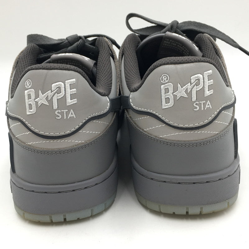 【中古品】【メンズ】 A BATHING APE アベイシングエイプ BAPE SK8 STA #5 M191323 ベイプ スケートスタ スニーカー 靴 162-250621-kk-13-tei カラー：GRAY 万代Net店