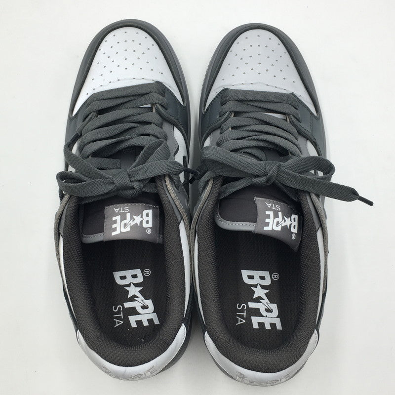 【中古品】【メンズ】 A BATHING APE アベイシングエイプ BAPE SK8 STA #5 M191323 ベイプ スケートスタ スニーカー 靴 162-250621-kk-13-tei カラー：GRAY 万代Net店