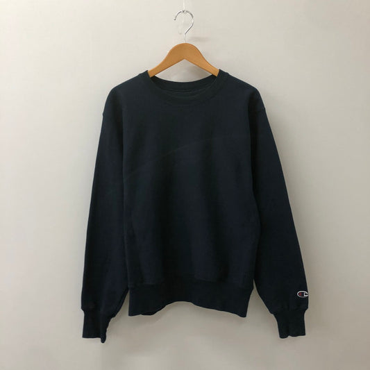 【中古品】【メンズ】 Champion チャンピオン PREMIUM REVERSE WEAVE CREWNECK SWEAT S149 プレミアム リバースウィーブ クルーネックスウェット トップス トレーナー 145-250309-kk-09-tei サイズ：S カラー：ネイビー 万代Net店