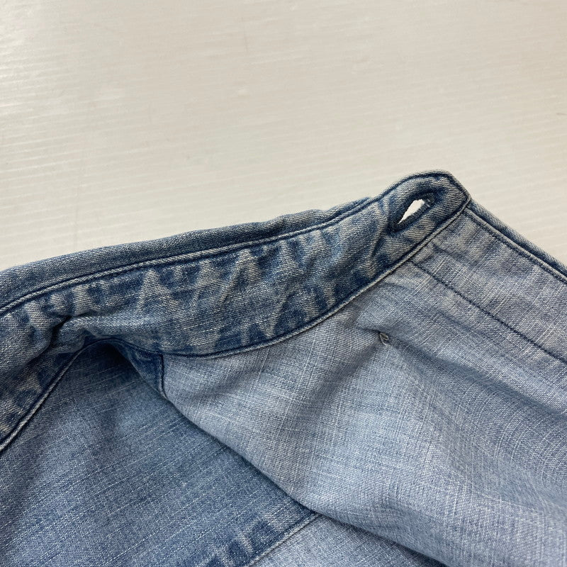 【中古品】【メンズ】 SD DENIM BUTTON－DOWN SHIRT VINTAGE WASH SHIRT SDデニム ボタンダウン シャツ ヴィンテージウォッシュ シャツ 長袖 トップス 145-251229-yo-07-fuzh サイズ：L カラー：インディゴ 万代Net店
