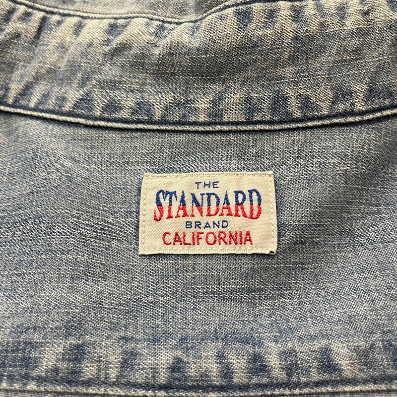 【中古品】【メンズ】 SD DENIM BUTTON－DOWN SHIRT VINTAGE WASH SHIRT SDデニム ボタンダウン シャツ ヴィンテージウォッシュ シャツ 長袖 トップス 145-251229-yo-07-fuzh サイズ：L カラー：インディゴ 万代Net店
