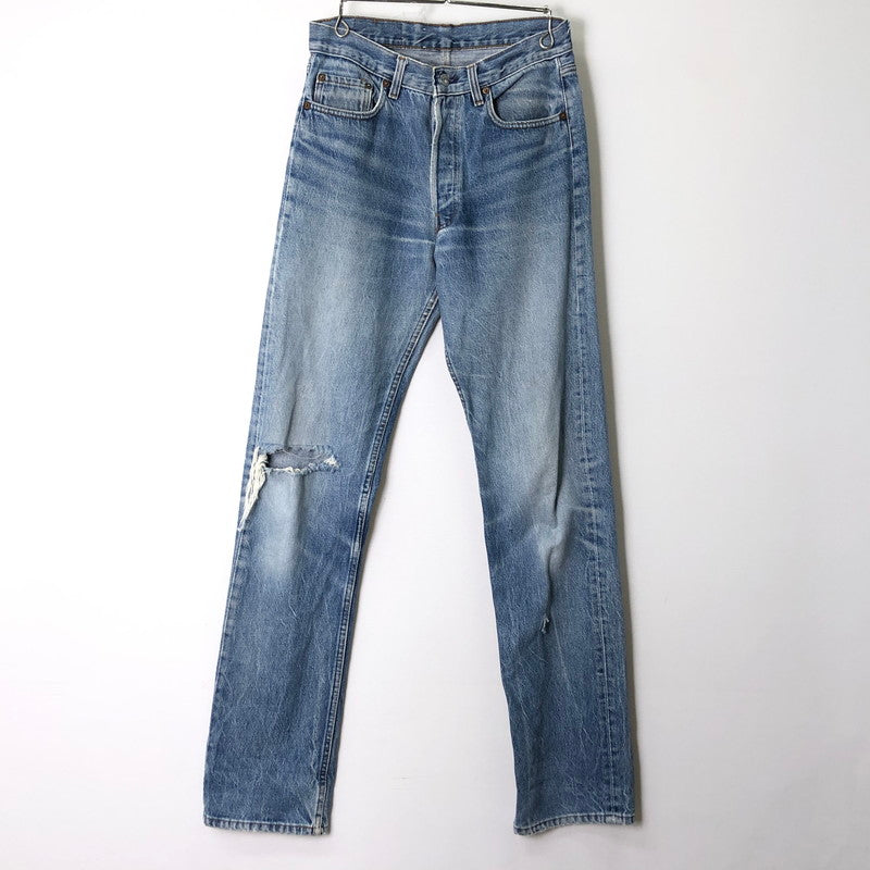 【現状渡し品】【メンズ】 Levi's リーバイス 80's 501 DENIM PANTS VINTAGE 1501-0117 80年代 デニムパンツ ボトムス ジーンズ ボタン裏524 ヴィンテージ 156-251118-ts-18-tei サイズ：w31 カラー：インディゴ 万代Net店