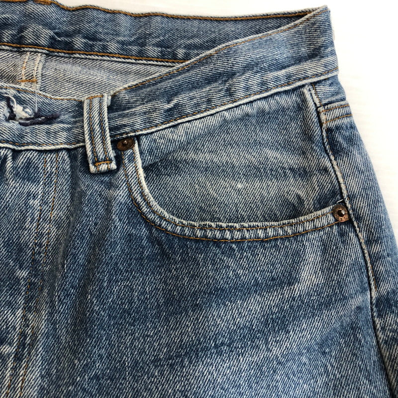 【現状渡し品】【メンズ】 Levi's リーバイス 80's 501 DENIM PANTS VINTAGE 1501-0117 80年代 デニムパンツ ボトムス ジーンズ ボタン裏524 ヴィンテージ 156-251118-ts-18-tei サイズ：w31 カラー：インディゴ 万代Net店