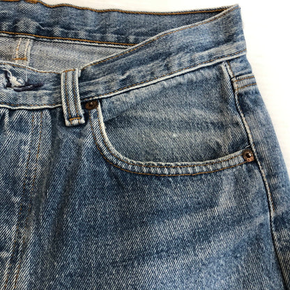 【現状渡し品】【メンズ】 Levi's リーバイス 80's 501 DENIM PANTS VINTAGE 1501-0117 80年代 デニムパンツ ボトムス ジーンズ ボタン裏524 ヴィンテージ 156-251118-ts-18-tei サイズ：w31 カラー：インディゴ 万代Net店