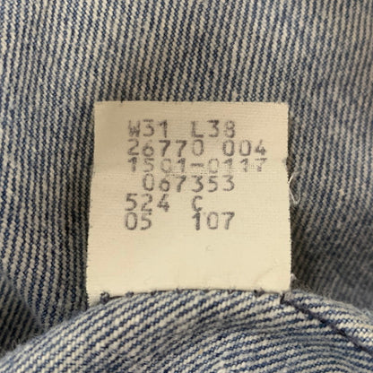 【現状渡し品】【メンズ】 Levi's リーバイス 80's 501 DENIM PANTS VINTAGE 1501-0117 80年代 デニムパンツ ボトムス ジーンズ ボタン裏524 ヴィンテージ 156-251118-ts-18-tei サイズ：w31 カラー：インディゴ 万代Net店
