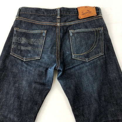 【中古品】【メンズ】  MOMOTARO JEANS 桃太郎ジーンズ 銅丹レーベル 14.7oz 特濃セルビッチデニム タイトストレート G017-MB ボトムス デニムパンツ 156-250221-kk-23-tei サイズ：29 カラー：インディゴ 万代Net店