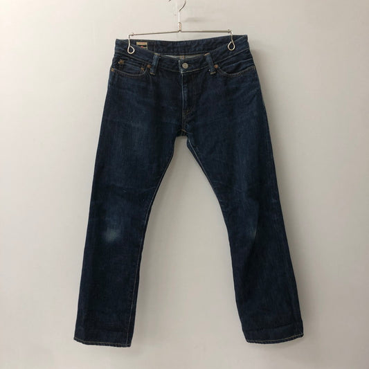 【中古品】【レディース】 MOMOTARO JEANS 桃太郎ジーンズ 出陣レディース・ローライズタイトストレート 7003SP ボトムス デニムパンツ 156-250221-kk-24-tei サイズ：28 カラー：インディゴ 万代Net店
