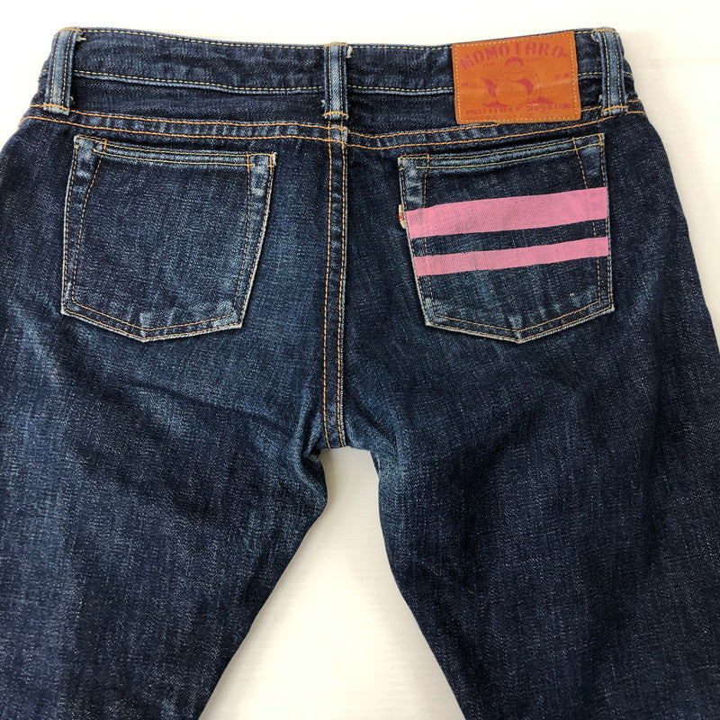 【中古品】【レディース】  MOMOTARO JEANS 桃太郎ジーンズ 出陣レディース・ローライズタイトストレート 7003SP ボトムス デニムパンツ 156-250221-kk-24-tei サイズ：28 カラー：インディゴ 万代Net店