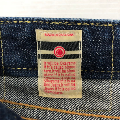 【中古品】【レディース】  MOMOTARO JEANS 桃太郎ジーンズ 出陣レディース・ローライズタイトストレート 7003SP ボトムス デニムパンツ 156-250221-kk-24-tei サイズ：28 カラー：インディゴ 万代Net店