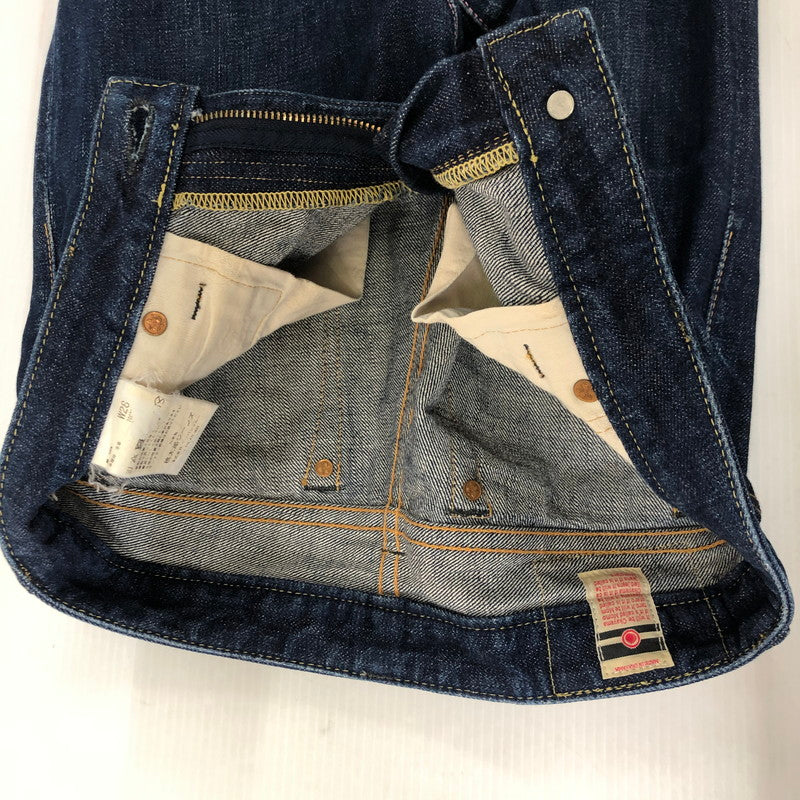 【中古品】【レディース】  MOMOTARO JEANS 桃太郎ジーンズ 出陣レディース・ローライズタイトストレート 7003SP ボトムス デニムパンツ 156-250221-kk-24-tei サイズ：28 カラー：インディゴ 万代Net店