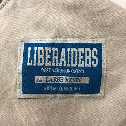 【中古品】【メンズ】  Liberaiders リべレイダース SARROUEL CHINO PAINTER PANTS 707042401 サルエル チノ ペインターパンツ ボトムス 151-250212-kk-50-tei サイズ：34 カラー：ベージュ 万代Net店