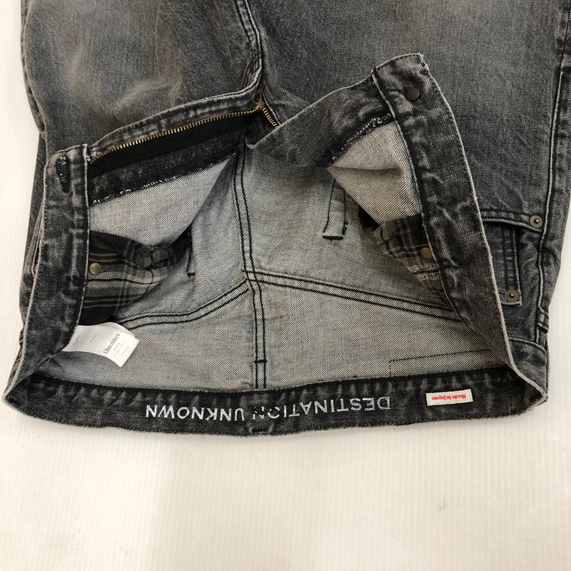 【中古品】【メンズ】  Liberaiders リべレイダース LR LOOSE FIT DENIM PANTS 707062401 LR ルーズフィット デニムパンツ ボトムス 151-250212-kk-51-tei サイズ：M カラー：ブラック 万代Net店