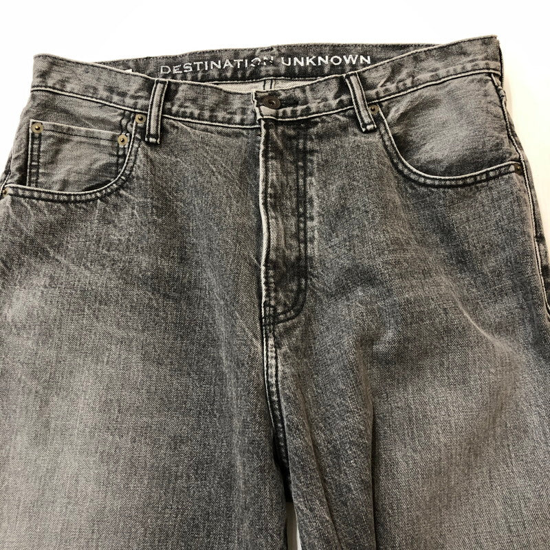 【中古品】【メンズ】  Liberaiders リべレイダース LR LOOSE FIT DENIM PANTS 707062401 LR ルーズフィット デニムパンツ ボトムス 151-250212-kk-51-tei サイズ：M カラー：ブラック 万代Net店