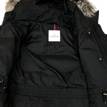 【中古美品】【レディース】 MONCLER モンクレール APHROTI GIUBBOTTO H20931B51002-C0059 アフロティ ファー ダウンコート アウター ダウンジャケット 2021年製 168-250213-kk-23-tei サイズ：1 カラー：ブラック 万代Net店